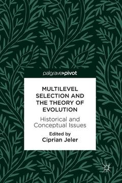 Couverture de l’ouvrage Multilevel Selection and the Theory of Evolution