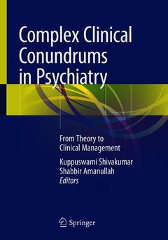 Couverture de l’ouvrage Complex Clinical Conundrums in Psychiatry