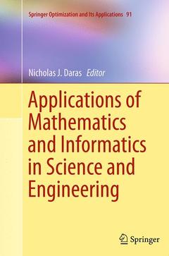 Couverture de l’ouvrage Applications of Mathematics and Informatics in Science and Engineering
