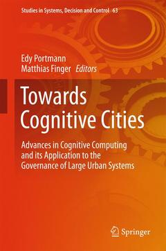 Cover of the book Towards Cognitive Cities