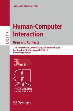 Couverture de l’ouvrage Human-Computer Interaction: Users and Contexts