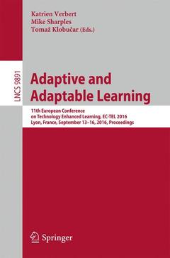 Couverture de l’ouvrage Adaptive and Adaptable Learning