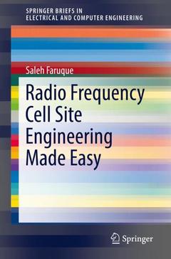 Couverture de l’ouvrage Radio Frequency Cell Site Engineering Made Easy