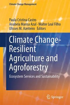 Couverture de l’ouvrage Climate Change-Resilient Agriculture and Agroforestry