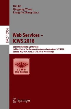 Cover of the book Web Services - ICWS 2018
