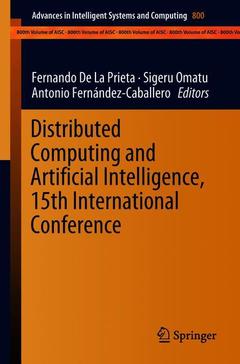 Couverture de l’ouvrage Distributed Computing and Artificial Intelligence, 15th International Conference