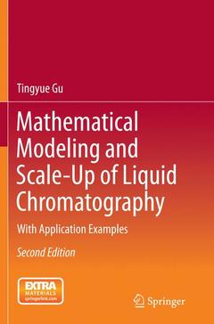 Couverture de l’ouvrage Mathematical Modeling and Scale-Up of Liquid Chromatography