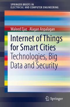 Cover of the book Internet of Things for Smart Cities