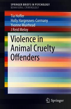 Couverture de l’ouvrage Violence in Animal Cruelty Offenders