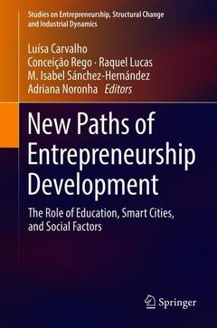 Cover of the book New Paths of Entrepreneurship Development