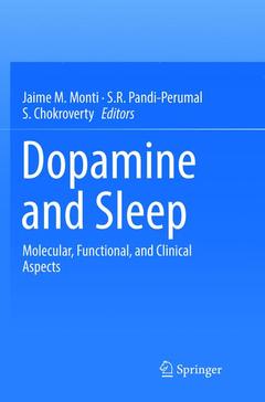 Couverture de l’ouvrage Dopamine and Sleep
