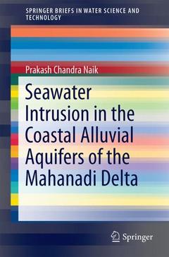 Cover of the book Seawater Intrusion in the Coastal Alluvial Aquifers of the Mahanadi Delta
