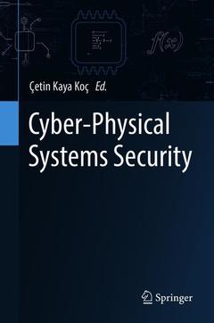 Couverture de l’ouvrage Cyber-Physical Systems Security