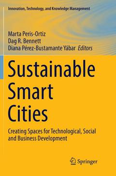Couverture de l’ouvrage Sustainable Smart Cities