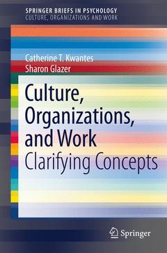 Cover of the book Culture, Organizations, and Work