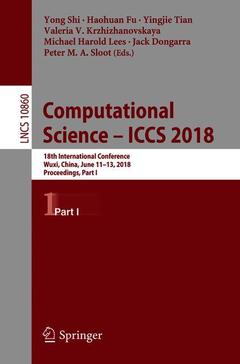 Couverture de l’ouvrage Computational Science – ICCS 2018