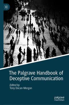 Couverture de l’ouvrage The Palgrave Handbook of Deceptive Communication 