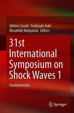 Couverture de l’ouvrage 31st International Symposium on Shock Waves 1