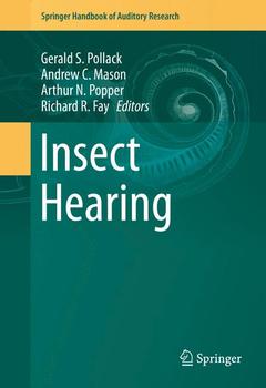 Couverture de l’ouvrage Insect Hearing