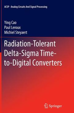 Couverture de l’ouvrage Radiation-Tolerant Delta-Sigma Time-to-Digital Converters