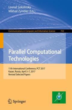 Couverture de l’ouvrage Parallel Computational Technologies