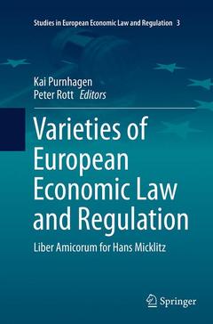 Couverture de l’ouvrage Varieties of European Economic Law and Regulation