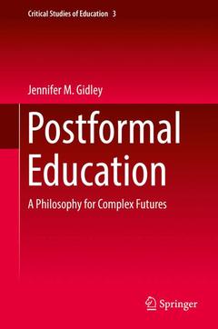 Couverture de l’ouvrage Postformal Education