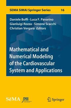Cover of the book Mathematical and Numerical Modeling of the Cardiovascular System and Applications