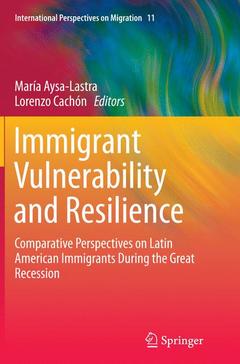 Couverture de l’ouvrage Immigrant Vulnerability and Resilience