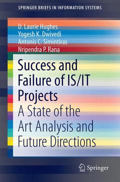 Couverture de l’ouvrage Success and Failure of IS/IT Projects