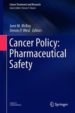 Cover of the book Cancer Policy: Pharmaceutical Safety