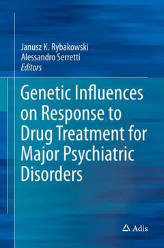 Couverture de l’ouvrage Genetic Influences on Response to Drug Treatment for Major Psychiatric Disorders
