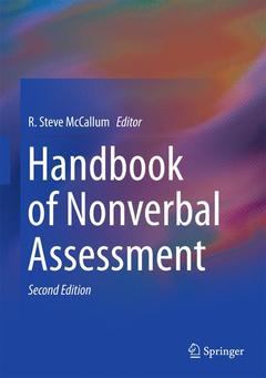 Couverture de l’ouvrage Handbook of Nonverbal Assessment