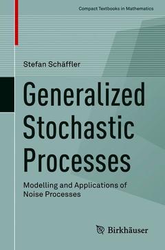 Cover of the book Generalized Stochastic Processes 