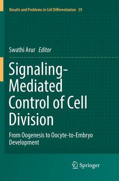 Cover of the book Signaling-Mediated Control of Cell Division 