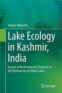 Couverture de l’ouvrage Lake Ecology in Kashmir, India