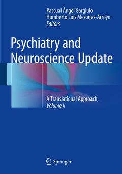 Couverture de l’ouvrage Psychiatry and Neuroscience Update - Vol. II