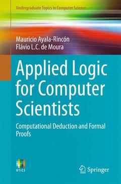 Couverture de l’ouvrage Applied Logic for Computer Scientists 
