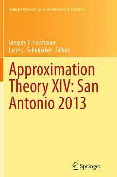 Couverture de l’ouvrage Approximation Theory XIV: San Antonio 2013