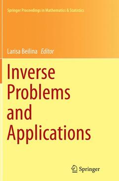 Couverture de l’ouvrage Inverse Problems and Applications