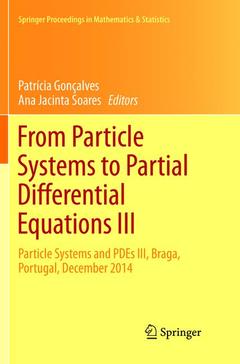 Cover of the book From Particle Systems to Partial Differential Equations III