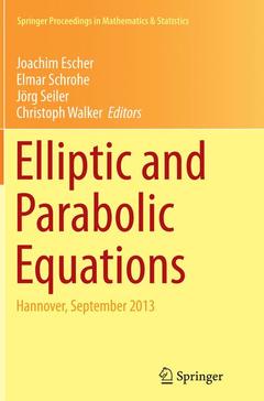 Couverture de l’ouvrage Elliptic and Parabolic Equations