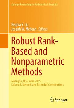 Couverture de l’ouvrage Robust Rank-Based and Nonparametric Methods