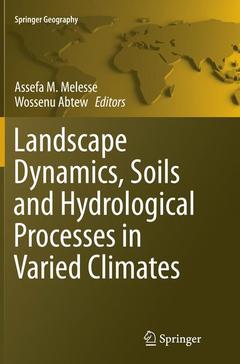Couverture de l’ouvrage Landscape Dynamics, Soils and Hydrological Processes in Varied Climates