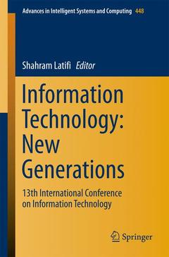 Couverture de l’ouvrage Information Technology: New Generations