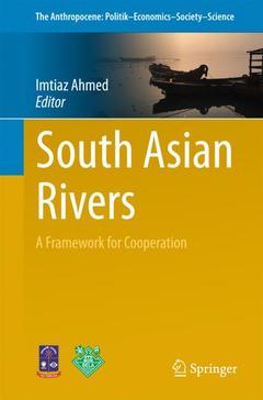 Couverture de l’ouvrage South Asian Rivers