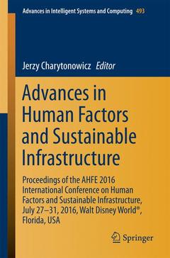 Couverture de l’ouvrage Advances in Human Factors and Sustainable Infrastructure