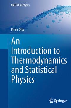 Couverture de l’ouvrage An Introduction to Thermodynamics and Statistical Physics