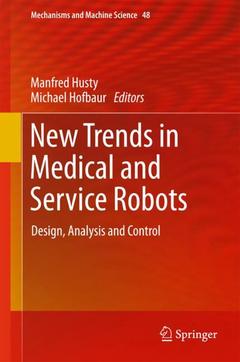 Couverture de l’ouvrage New Trends in Medical and Service Robots