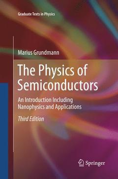 Couverture de l’ouvrage The Physics of Semiconductors